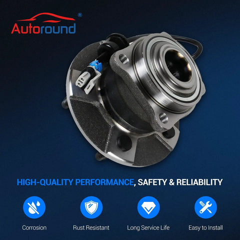 Rear Wheel Hub Assembly 512229 For Chevy Equinox 2005 2006 Saturn Vue 2002 2007 Pontiac Torrent 2006 With ABS 5 Lug Plug