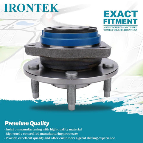 Front Wheel Hub and Bearing Assembly 513121 with ABS for Cadillac, featuring exact fit design and high-quality materials.