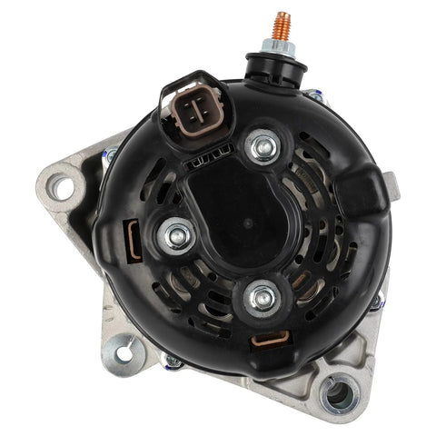 Rear view of Heavy Duty 250 Amp 12V Clockwise Alternator for Toyota Tundra 4.7L 2004-2009 with 6 Groove Pulley Internal Regulator