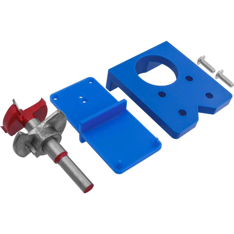 Concealed 35mm Hinge Jig Kit With Adjustable Depth Carbide Forstner Drill Bit For Hinge Boring Hole Saw Cutter For Door Hinges