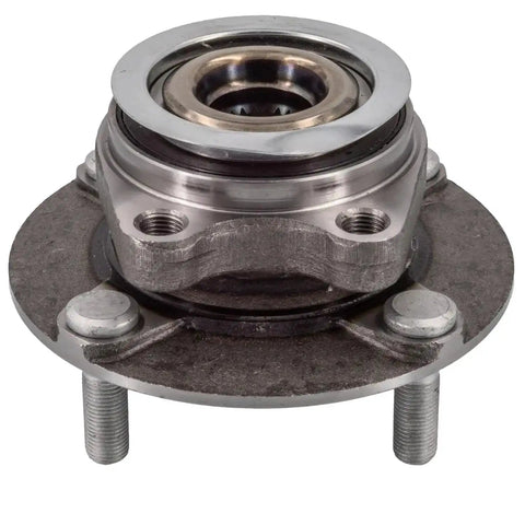 Front Hub Bearing Assembly For 2007 To 2012 Nissan Versa 4 Lug Without ABS Bolt On Direct Fit 25 Spline Ball Bearing Pre Sealed