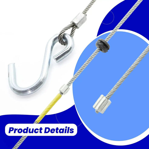 Safety Cable Assembly For UFP A 60 Disc And Drum Brake Actuators Replacement 34370 32264K 07119500 close-up details