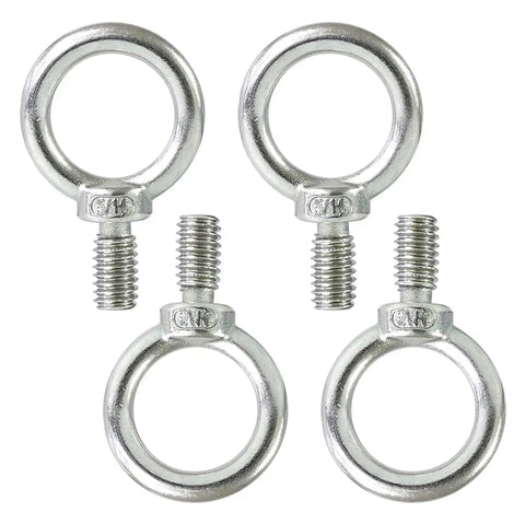Beefed Up 5/16 Inch UNC Shoulder Eye Bolts Stainless Steel 316 Marine Grade Lifting Eye Bolts Set Of 4 With 220 Lb WLL