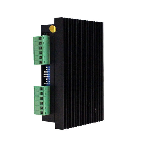 Side view of Premium CNC Stepper Motor Driver DM542 For DC 20 To 50 Volt, 2 Phase Hybrid Microstepping With 128 Subdivision.