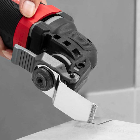 Diamond Grit Flush Cutting Oscillating Blade Set For Grout Removal And Mortar Cleanup Provides Precise Clean Cuts And Long Lasting Life EZARC 3 Pack Great For Tough Grout Jobs tool cutting grout in bathroom tile