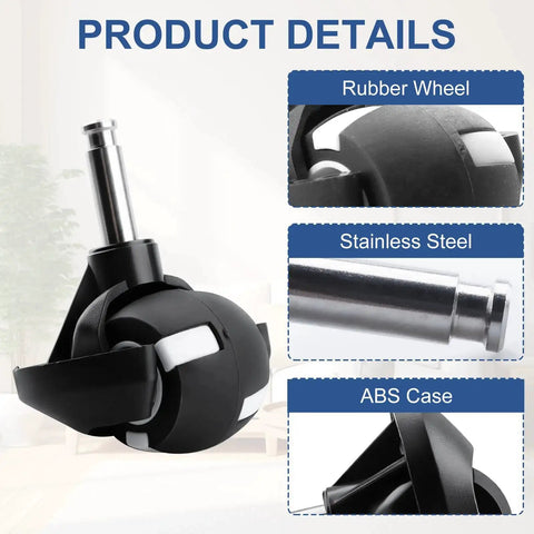 Front Wheel Swivel Caster Replacement For RoboVac Series Compatible With 11S MAX 15C MAX 25C MAX 30C MAX G30 G30 Edge G30 Hybrid