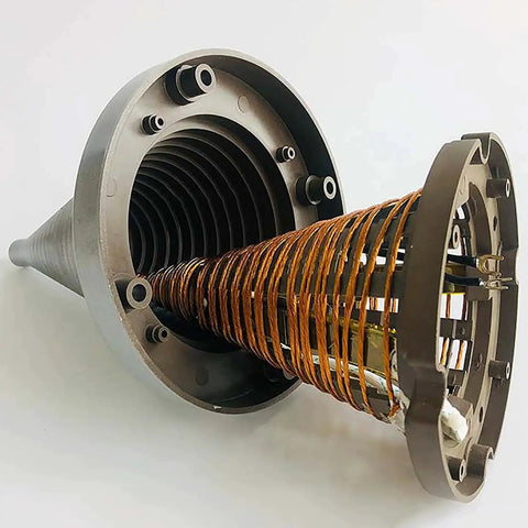 Induction Bearing Heater Cone Style 2kW Coil Heater With Real Time Temperature Control Rapid Heating For Inner Diameters 20 To 120mm Ideal For Ship Maintenance And Car Repair, close-up view