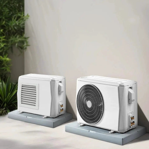 Sturdy Outdoor Mini Split Pad For 9000 To 36000 BTU Ductless AC Heat Pump Systems 38 By 18 By 3 Inch Anti Vibration Pad Easy Install