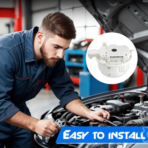 Mechanic installing Brushless HVAC Heater Blower Motor For Front Side Install Fits Sequoia 2008-2022 And Sienna 2011-2020