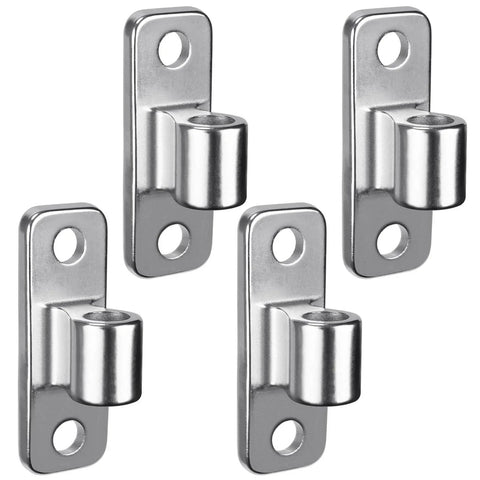 304 Stainless Steel Gate Hinges 4 Pack Wall Mount Hinge For Fence Gate Farm Gate Hardware For Chain Link Gate Fits 5 By 8 Inch Eye Post Pin