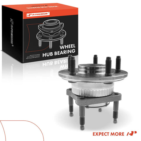Rear Wheel Bearing And Hub Assembly 5-Lug Direct Fit Replacement Fits Jeep Grand Cherokee 2005 2010 And Commander 2006 2010