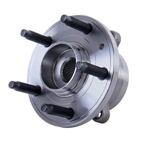 Front And Rear Wheel Hub Bearing Assembly For 2011 To 2018 Ford Explorer And 2013 To 2018 Police Interceptor Utility, 5 Lug, Non ABS Direct Fit OE Replacement 512460 HA590446 BR930809 Beefed Up Reliability.