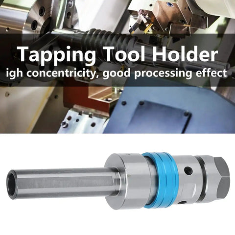 Floating Tap Holder For CNC Milling Machines With Telescopic Action And Straight Shank Adapter in ER20 toolholder setup