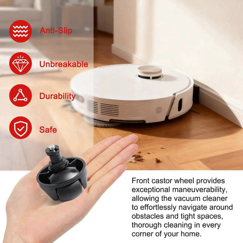 Front Caster Wheel Replacement For Mova L300 L600 And Dreame D9 L20 Ultra X30 Ultra L40 Ultra X40 Ultra X40 Master L10s Pro Ultra