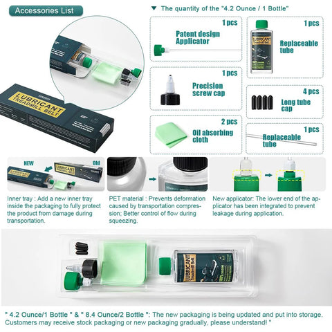 SEKODAY silicone treadmill belt lubricant kit, 4.2 oz bottle with green applicator and cloth