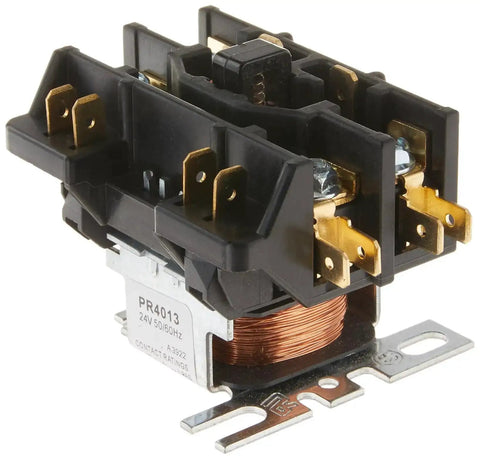 1 Pole 30 Amp 24V Contactor With Spade Terminals Replaces DP1030A5013, UL 508 Industrial Control Coil 24V, 600VAC Rating