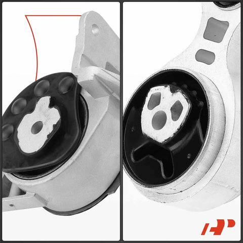 Close-up of 3 Piece Engine Motor Mount And Transmission Torque Strut Set For Ford Fusion 2010 2011 2012 And Mercury Milan 2010 2011