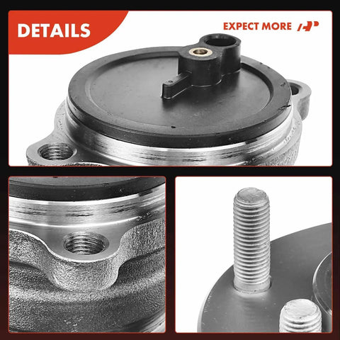 Rear Wheel Bearing Hub Assembly 5 Lug Compatible With Mazda CX 5 2013 2020 And Mazda 6 2014 2020 FWD Only details view