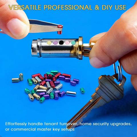 Universal Rekeying Kit For Schlage Locks All In One Pinning Kit With Master Pins Bottom Pins Top Pins And Springs