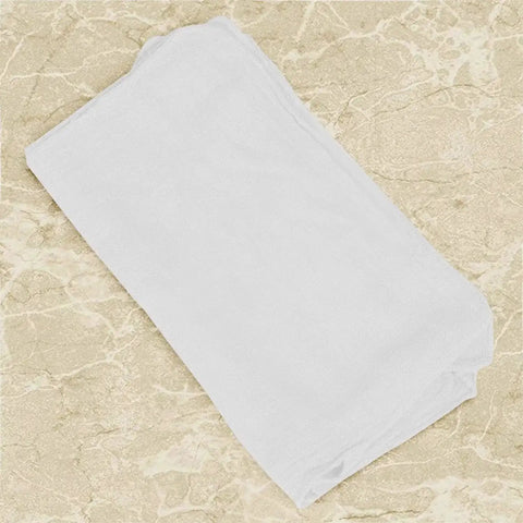 Pack Of 50 Reusable Cotton Rags For Home Garage And Car Detailing Durable Soft 13 By 13 Inch White Towels That Wash Easy