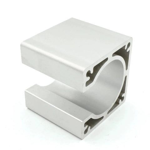 Sturdy Aluminum Nema 34 Stepper Motor Mounting Bracket For CNC Router Engraving And Milling Machines 86x86x80mm side view