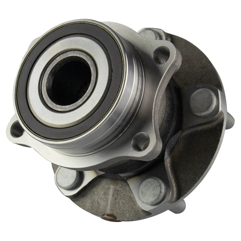 Rear Left Or Right Wheel Bearing And Hub Assembly For 2015-2021 Subaru Legacy Outback Forester Ascent And 2015-2019 WRX Including 2015-2016 WRX STI And 2019 WRX STI shown close-up