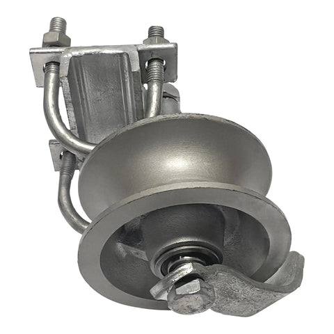 Rear Pipe Track Wheel For Chain Link Sliding Gates With Machined Cast Steel Wheel And Maintenance Free Bearings, view