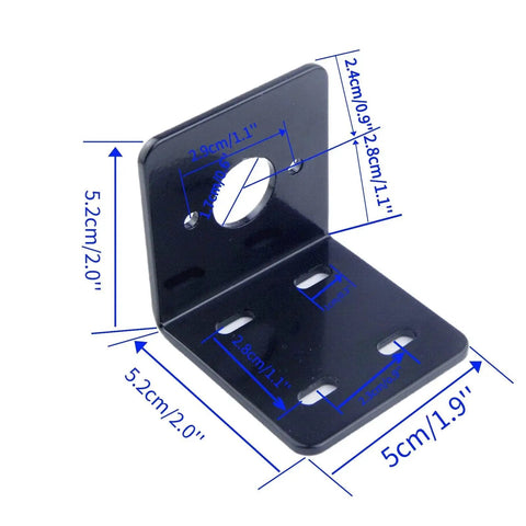 Beefy Alloy Steel Motor Bracket For 775 And 795 Series DC Motors 12V 24V Mounting Bracket Built Tough For Rock Solid Stability And Easy Install