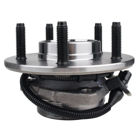 Front Wheel Hub Bearing Assembly 515029 for 2000-2003 Ford F-150 and 2004 F-150 Heritage 4WD with ABS shown in side view