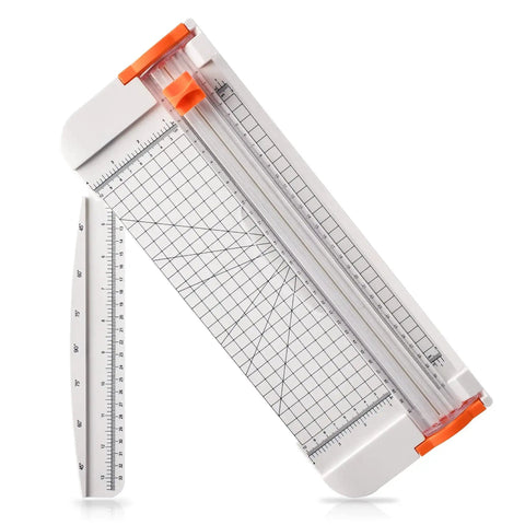 12 inch paper cutter from 27 Piece Craft Weeding Tools Kit For Vinyl With Utility Knife Set And 12 Inch Paper Cutter Trimmer