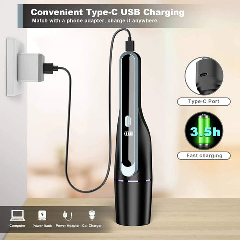 Ultra Lightweight Cordless Handheld Vacuum With Brushless Motor And 14000 Pa Boss Level Suction 1.2 Lb Weight Slim LED Light charging