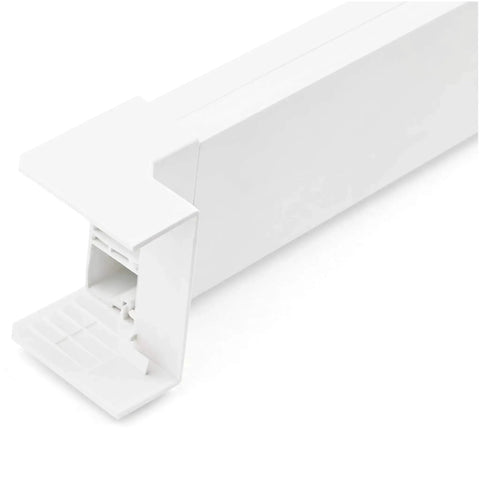 White 20 Pack Inside Corner Cable Raceway Connectors for CBMCWD5020 Channel Raceway Fitting Wiring Duct 90 Degree Inside Elbow Plastic ABS