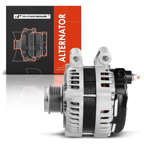 Alternator For Chevrolet Traverse 2009-2017 V6 3.6L, GMC Acadia 2007-2016 V6 3.6L, shown with box, plug and play design