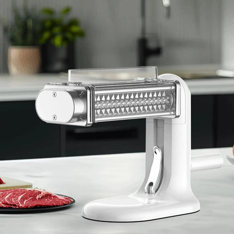 Must-Have Manual Meat Tenderizer Tool With Stainless Steel Gear, Durable Rolling Tenderizer For Beef And Pork in kitchen