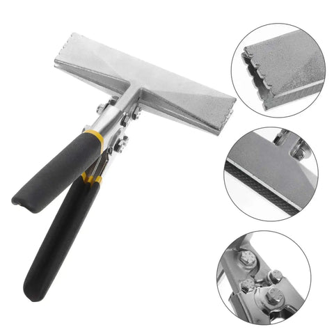 Manual Metal Bender Tool For HVAC And Roofing, Edge Seamer For Bending, Flattening, And Stitching In Tight Spaces, 6 Inch Jaw Span
