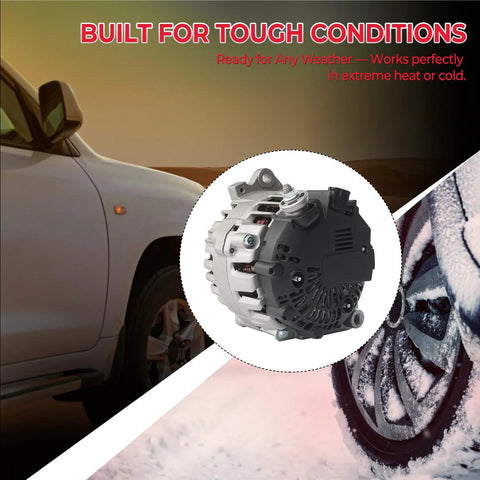 2.5L Alternator Replacement For Nissan Altima 2007 To 2012, Sentra 2007 To 2012, Rogue 2011 To 2013, And Rogue Select 2014 To 2015