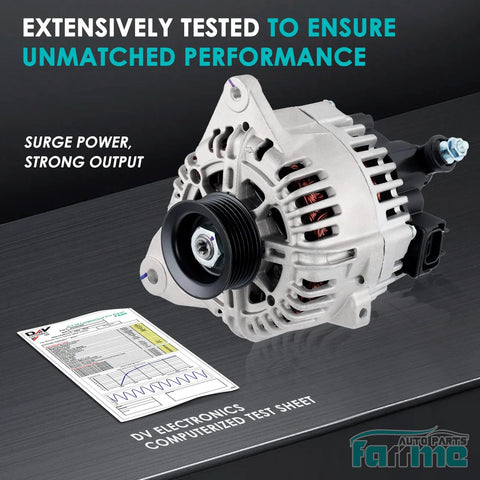 Heavy Duty 120 Amp 12V Car Alternator Replacement For Hyundai Santa Fe Sonata Tiburon Tucson And Kia Magentis Optima Sportage V6 2.7L AVA0066