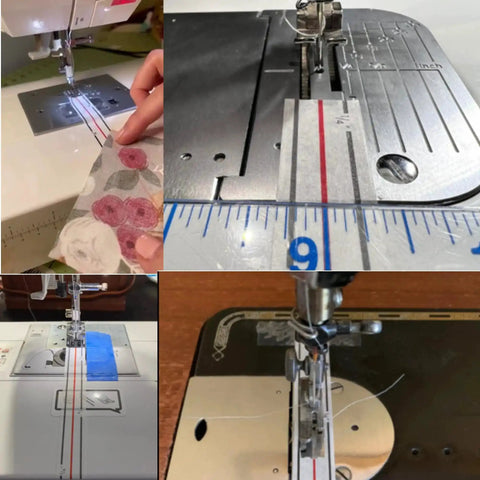 One Quarter Inch Diagonal Seam Tape Ten Yard Roll For Sewing Basting Tape To Guide Straight Diagonal Seams While Stitching On Sewing Machines No Marking Needed Instruction Tool Seamingly Accurate Seam Guide