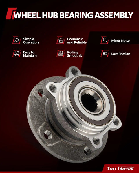 Front Wheel Hub Bearing Assembly For 2014 2023 Nissan Rogue And 2017 2022 Rogue Sport OE 513357 402024BA0A shown in detail