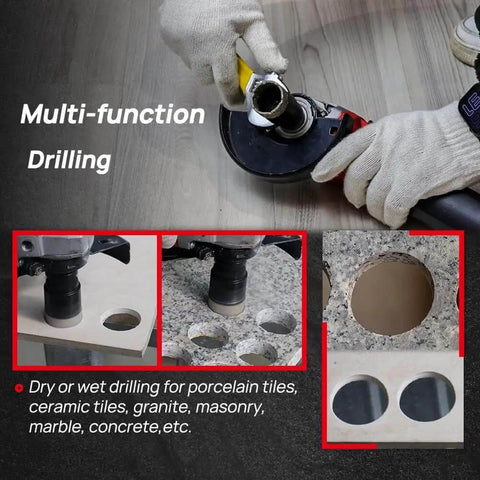 Diamond Core Drill Bit Set Vacuum Brazed Hole Saw 6mm 8mm 10mm With 5/8-11 Thread for drilling porcelain tile and stone