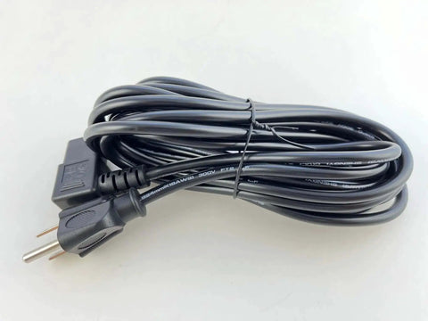 8 Foot Heavy Duty AC Power Cord For Scales And Food Price Displays Plug In Replacement Part Fits Digital Price Tags Produce Meat And Deli Counters 60Lb Capacity UL Listed RoHS Black
