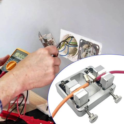 Adjustable Heavy Duty Soldering Jig For Circuit Board Mounting And Welding, Pro Grade Sturdy Aluminum Fixture in use