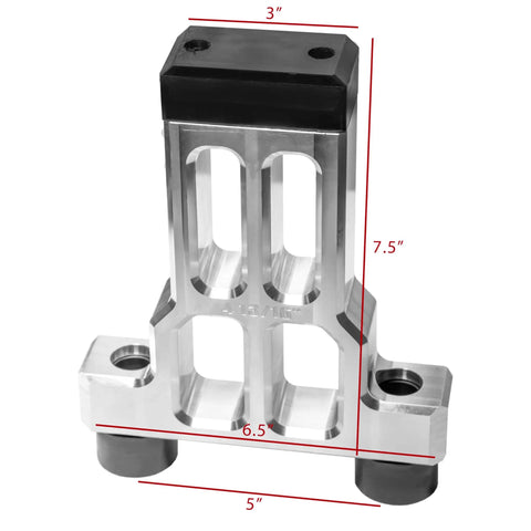 Skeleton Transom Saver For Yamaha Outboards Four And Thirteen Sixteenths Inch Trim Rod Spacing Built Tough Aluminum Mount