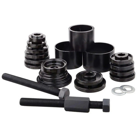 24 Piece Front Wheel Drive Bearing Removal Tool And Press Kit With Pro Grade Adapters and Bearing Installer for FWD Cars and Small Trucks
