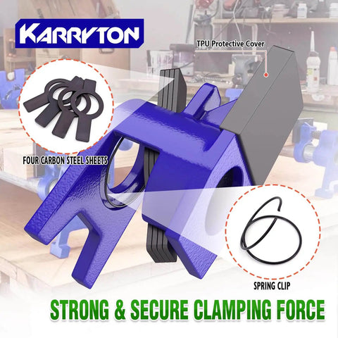 Heavy Duty Three Quarter Inch Pipe Clamps Set Of Four For Woodworking And Furniture Making Workhorse Adjustable H Style Clamps With Foot Pads