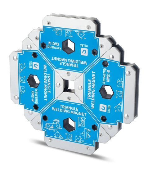 110 Lbs Welding Magnets Clamp Set 4 Piece Magnetic Welding Holders With 110 Lbs Holding Power For Secure Hands Free Welding