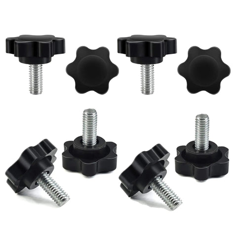 Must Have Eight Piece M6 Bolt Knob Kit For Logitech G25 G27 G29 G920 G923 Steering Wheel With Durable Metal And Plastic Build