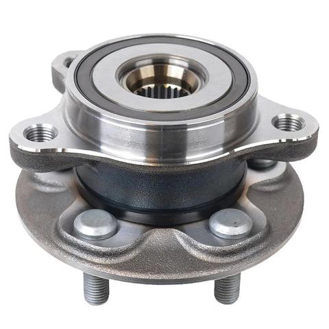 Image of a 4 Piece Wheel Bearing Hubs Assembly Kit For Toyota Corolla 2019 Through 2023 And Prius 2016 Through 2022 And Prius Prime 2017 Through 2022 Front And Rear Replacement Set Drop In Ready showing a single hub unit with a 5-lug pattern.