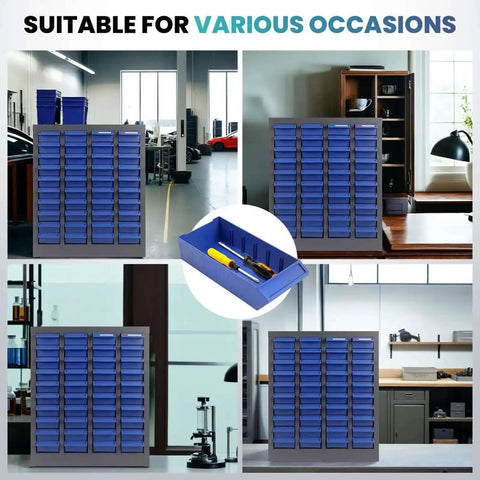 40 Drawer Parts Cabinet With Label Stickers Nut And Bolt Organizer ABS Drawers in various settings