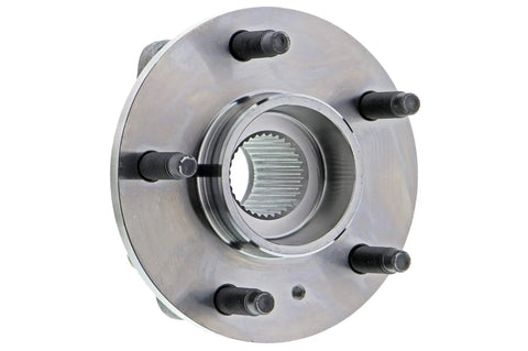 Single front wheel hub and bearing assembly with ABS sensor, sealed ball bearing, pre-greased OE-style for cars and light trucks